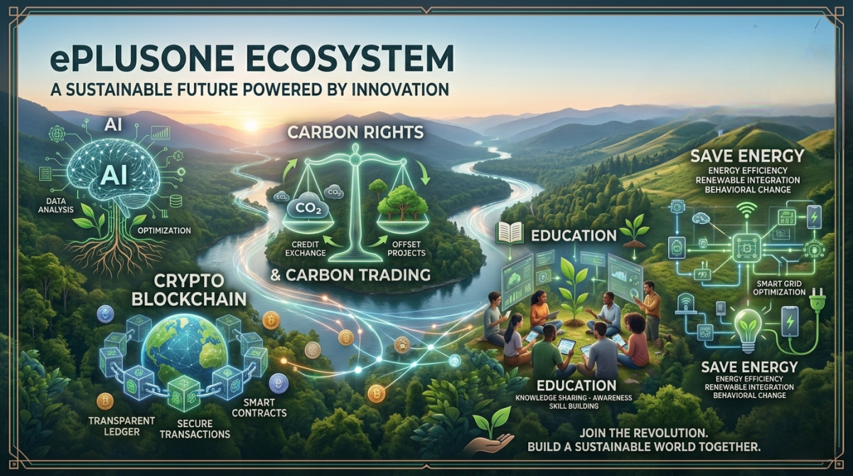 ePlusOne Green Energy Ecosystem: A future income system that lets you “increase income × reduce expenses × make money”